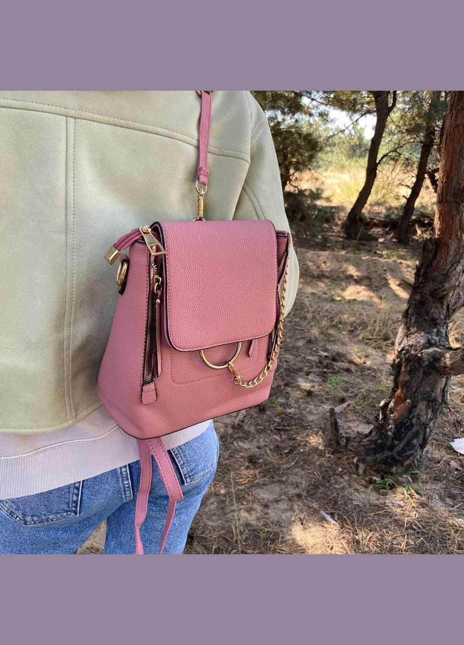 Якісний жіночий рюкзак сумка Рожевий(BRT) Brettani (336552065)