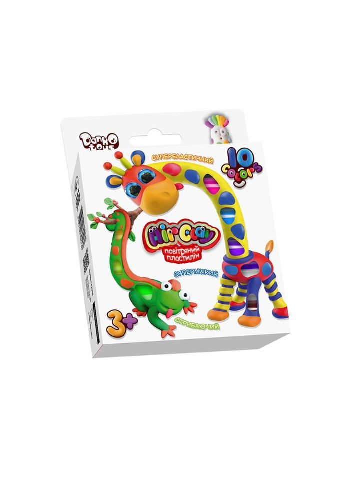 Набір повітряного пластиліну "Air Clay" ARCL-03-01U 10 кольорів Danko Toys (365639714)