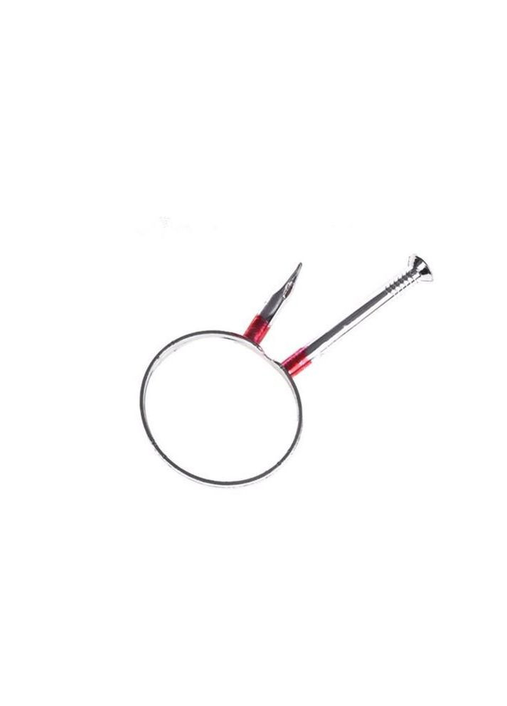 Обруч на Хэллоуин Гвоздь в голове one size серебристый Jannet Обруч (303121675)