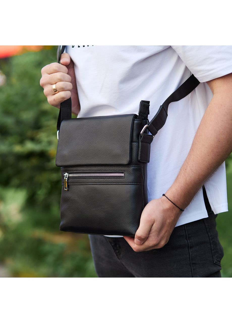 Мужской классический мессенджер через плечо кожаный 80471 Tiding Bag (354832944)