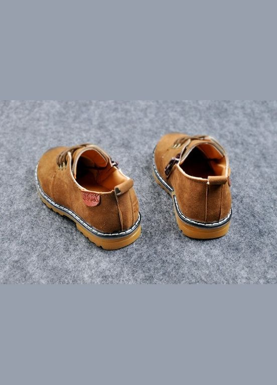 Туфлі дитячі еко-замша WSX коричневі No Brand (303612733)