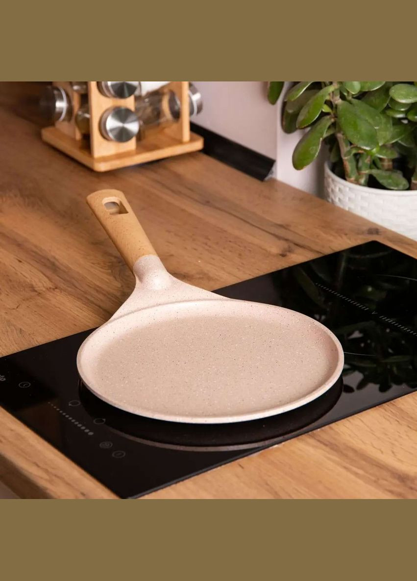 Сковорода для млинців з мармуровим антипригарним покриттям 24 см, MGC (324071525)