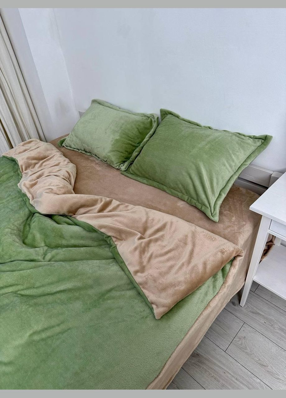 Постельное белье Семейный 160х215 наволочка 70х70 2шт (П4-al-plush-bavovna-012-04) No Brand (316231000)