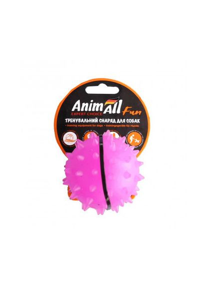 Игрушка Fun мячкаштан, фиолетовый, 7 см AnimAll (278307994)