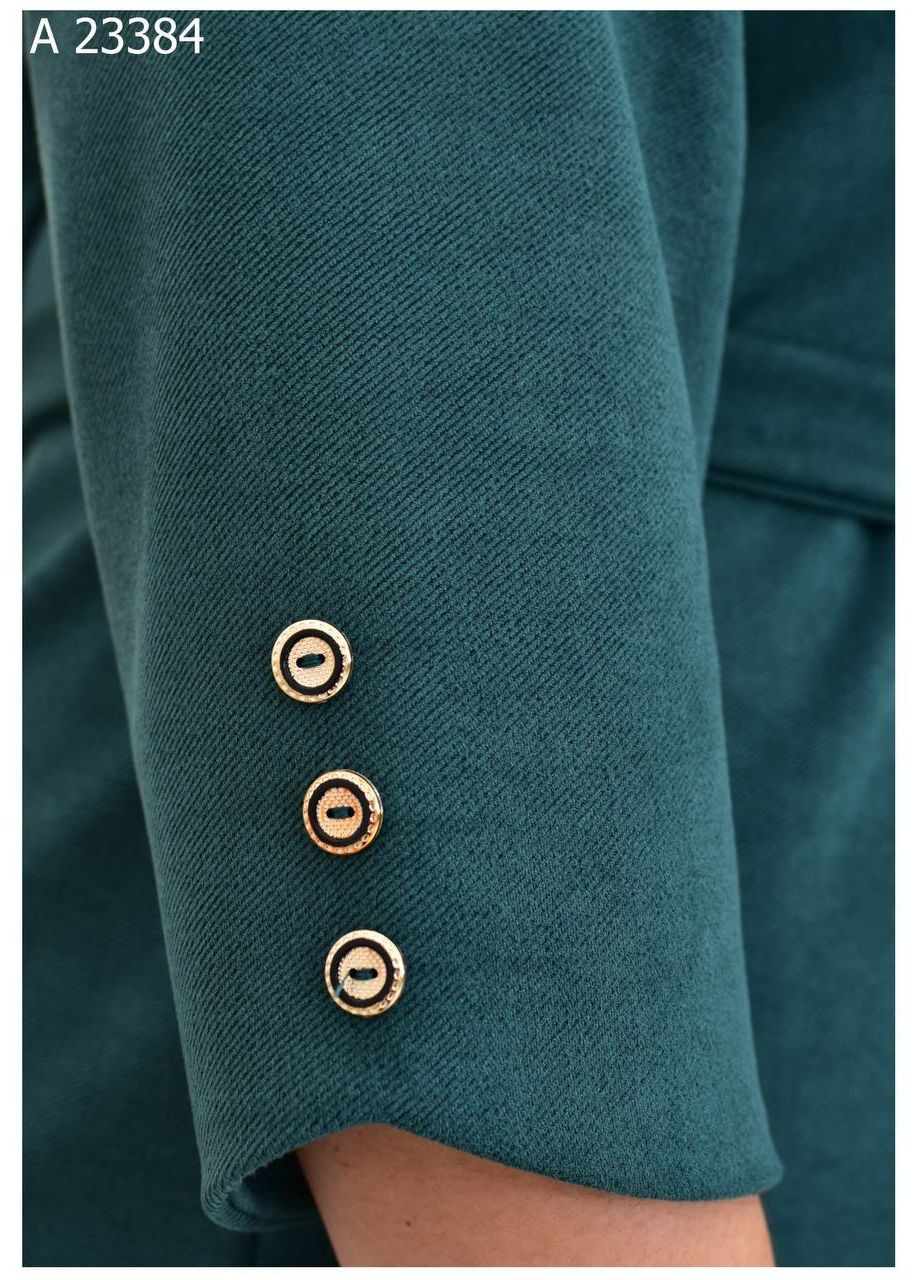 Зелена повсякденний сукня жіноча великого розміру SK однотонна