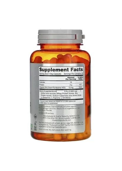 Комплекс аминокислот,, 120 капсул Now Foods (302521205)