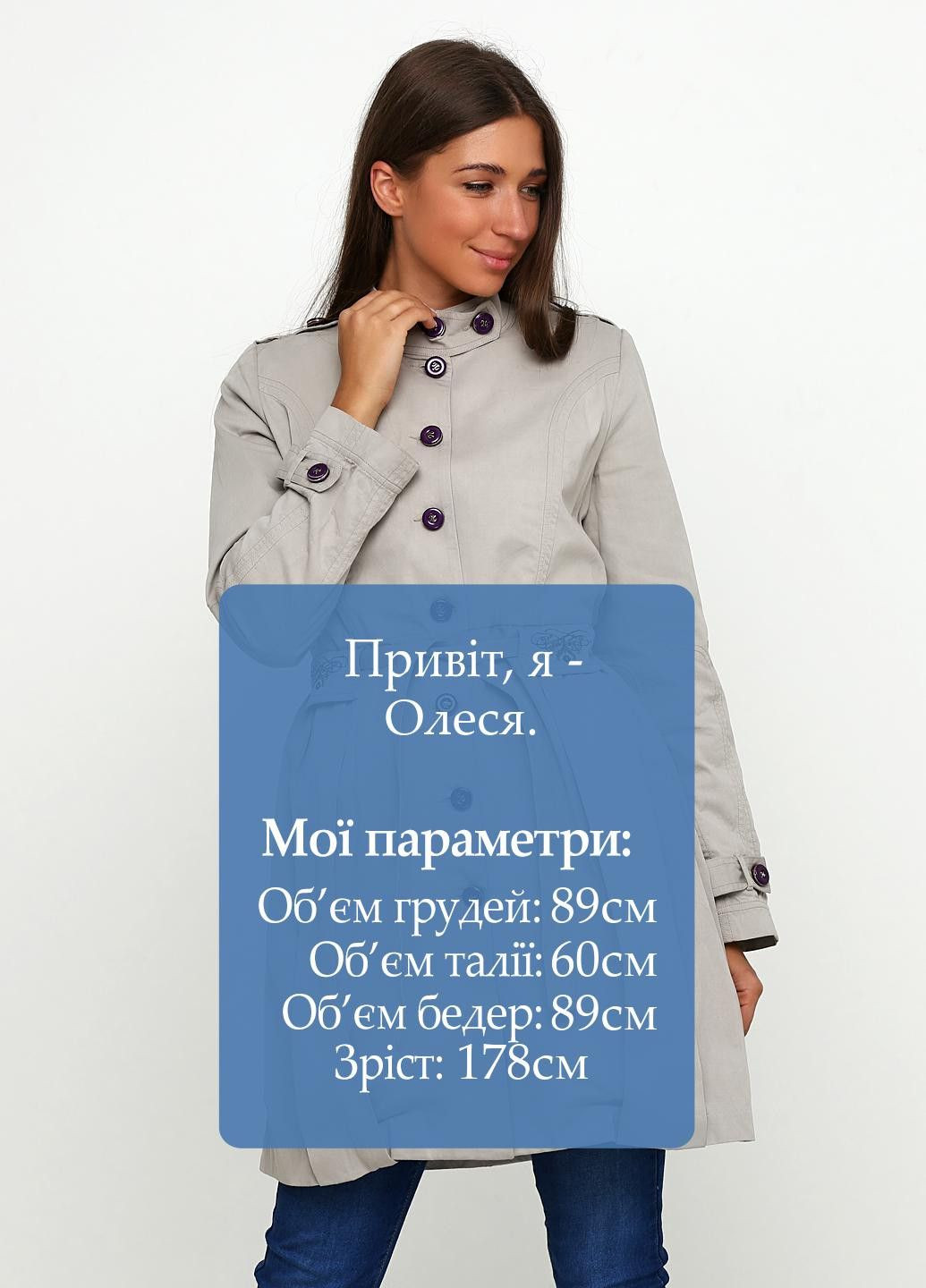 Плащ 2592113 Серый Custo Barcelona демисезон (323201452)