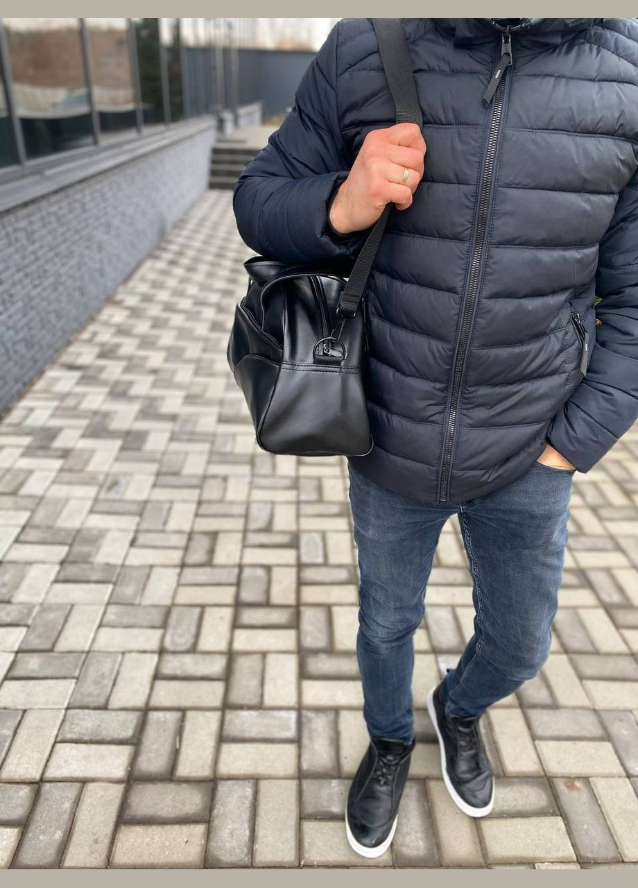 Чорна спортивна сумка через плече дорожня універсальна Street Ft No Brand (316295719)