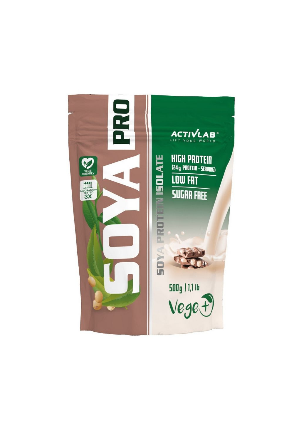 Протеїн Soya Pro, 500 грам Шоколад-горіх ActivLab (293479499)