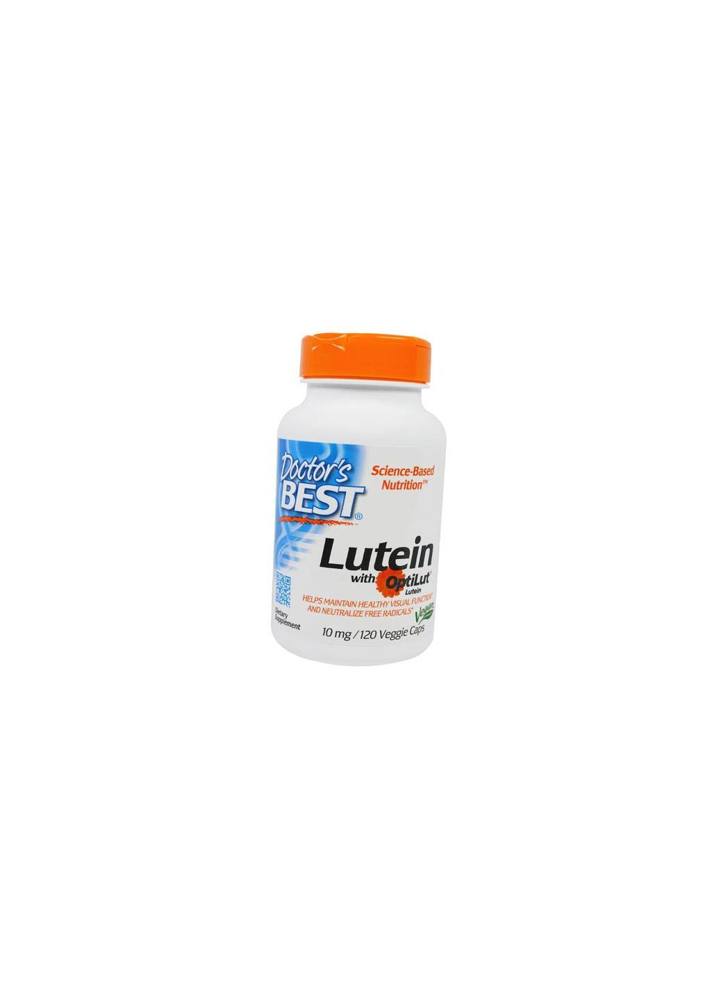 Лютеїн та Зеаксантин, Lutein with OptiLut 10, 120вегкапс (72327006) Doctor's Best (322726491)