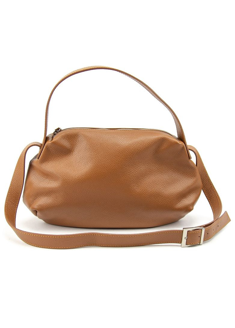 Женская вместительная сумка кроссбоди на плечо из натуральной кожи флотар повседневная средняя RoyalBag F-IT-0565 (355485121)