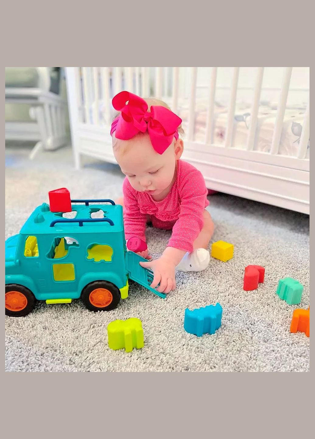 Ігровий набір-сортер - ВАНТАЖІВКА САФАРІ (колір море) BX2024Z Battat (330058494)