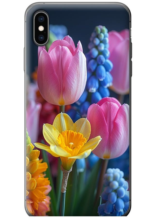 2D пластиковый чехол 'Весенние цветы' для Endorphone Apple iPhone XS Max (285784950)
