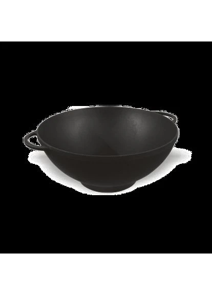 Сковорода чугунная WOK с крышкой 5,5л Сітон (297467577)