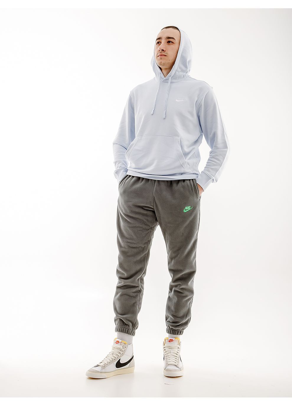 Чоловічі Штани SPE+ FLC CUF PANT WINTER Сірий Nike (282617149)