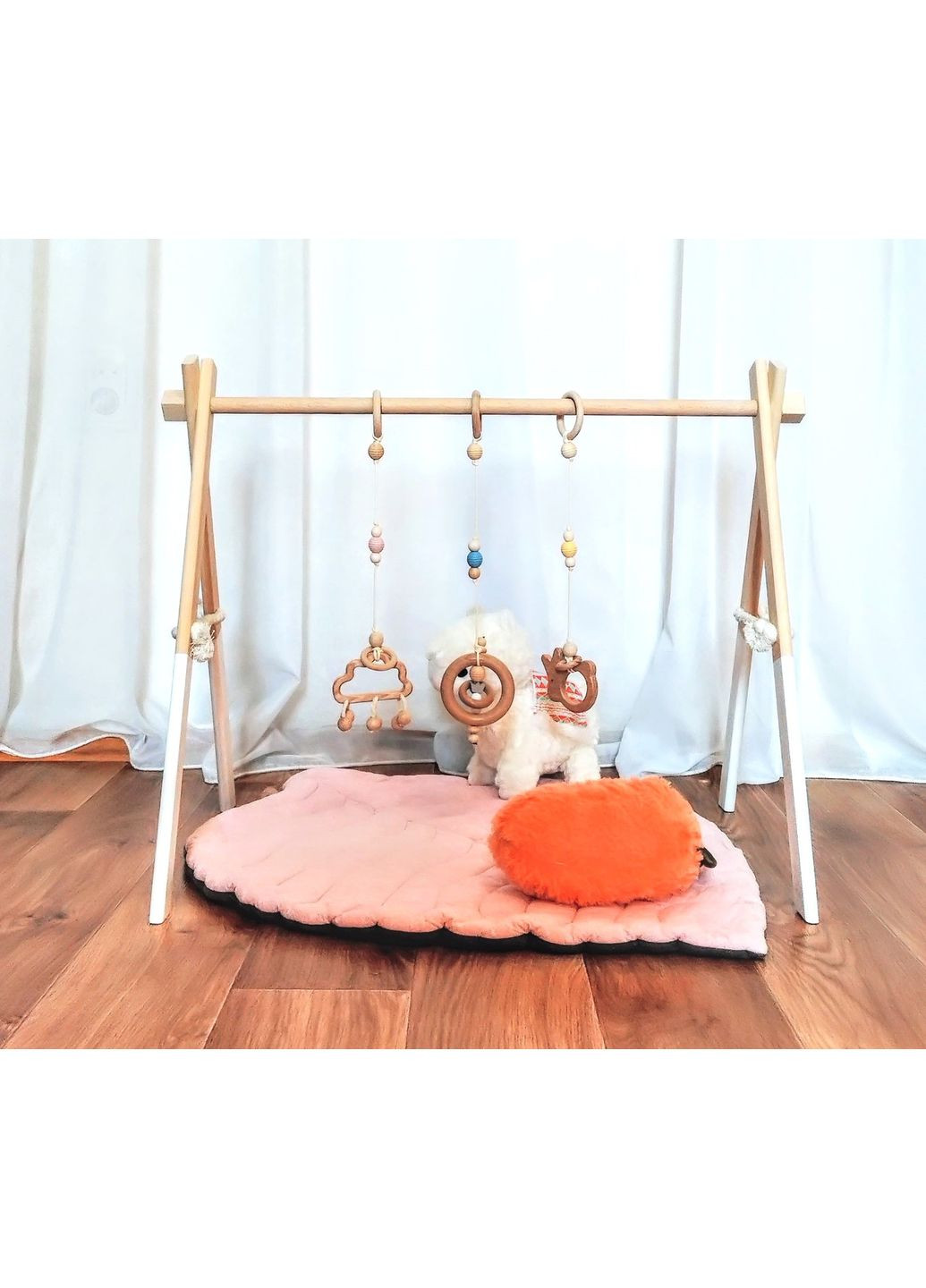 Підлоговий мобіль, Дитячий ігровий тренажер Baby Gym (без іграшок), No Brand (362474942)