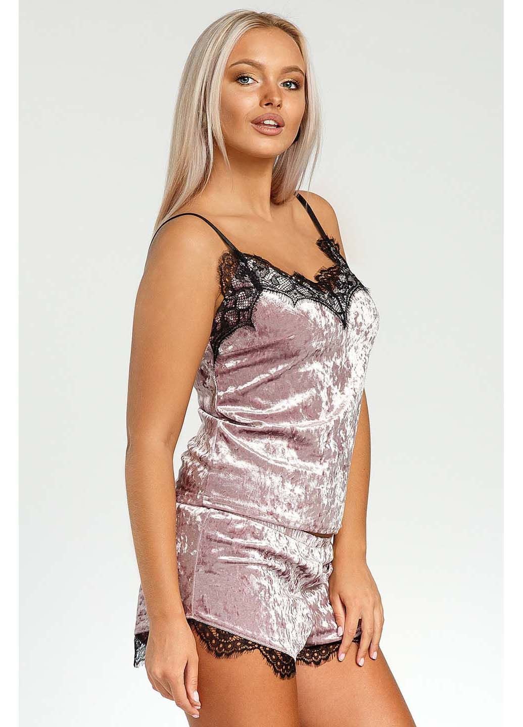 Рожева піжамний комплект Ghazel