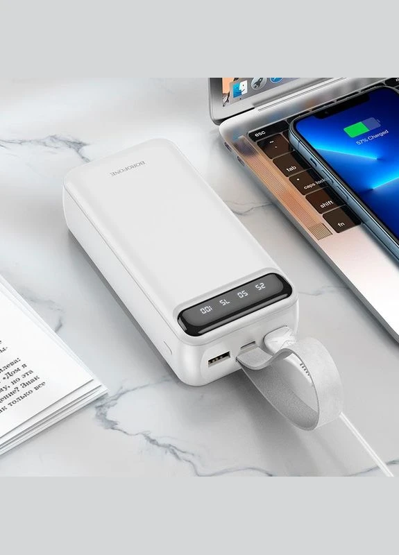 УМБ Freeway Power bank 30000mAh BJ14B акб зовнішній чорний Borofone (279553881)