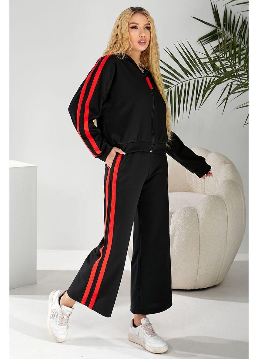 Спортивный костюм женский, цвет черный, 257R331 No Brand (365622934)