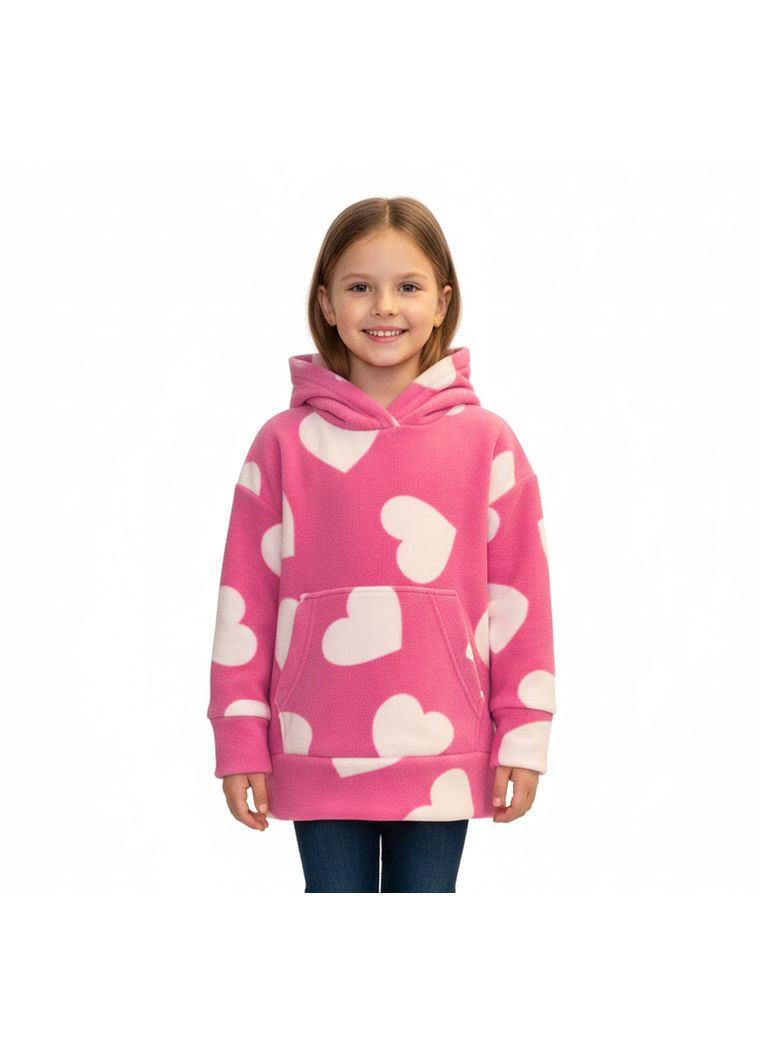 Худі дитяче для дівчинки "Серце" (1604) 122 No Brand (369971009)