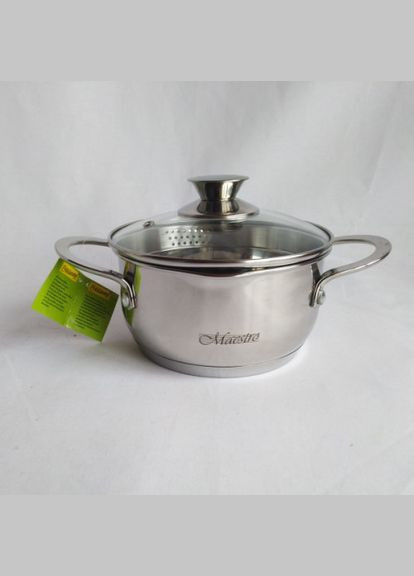 Кастрюля нержавейка с крышкой 16 см, 1.6 л (MR-3510-16) Maestro (334713920)