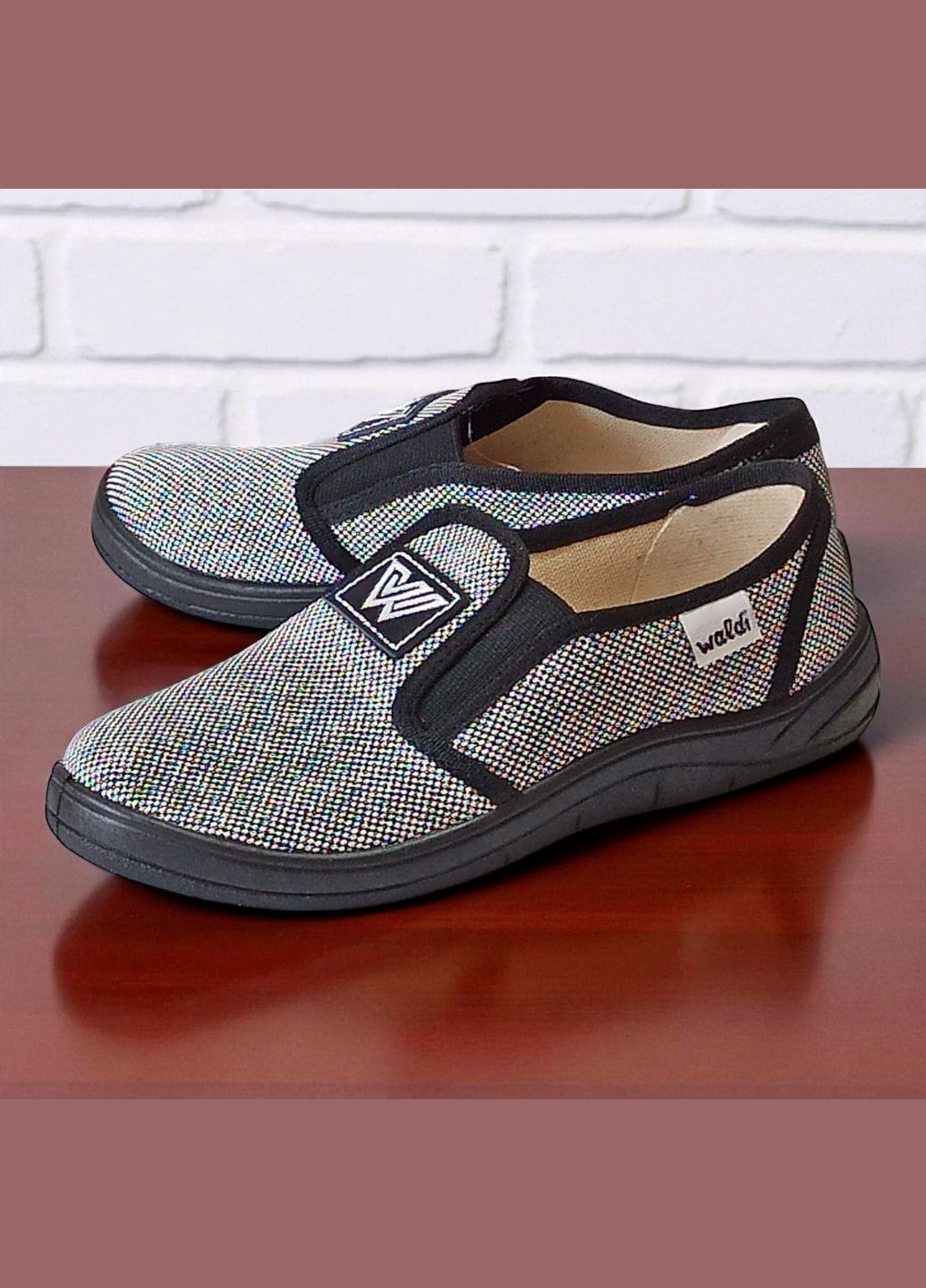Ортопедичні текстильні сліпони капці тапочки для хлопчика змінне взуття Валді Waldi (342025938)