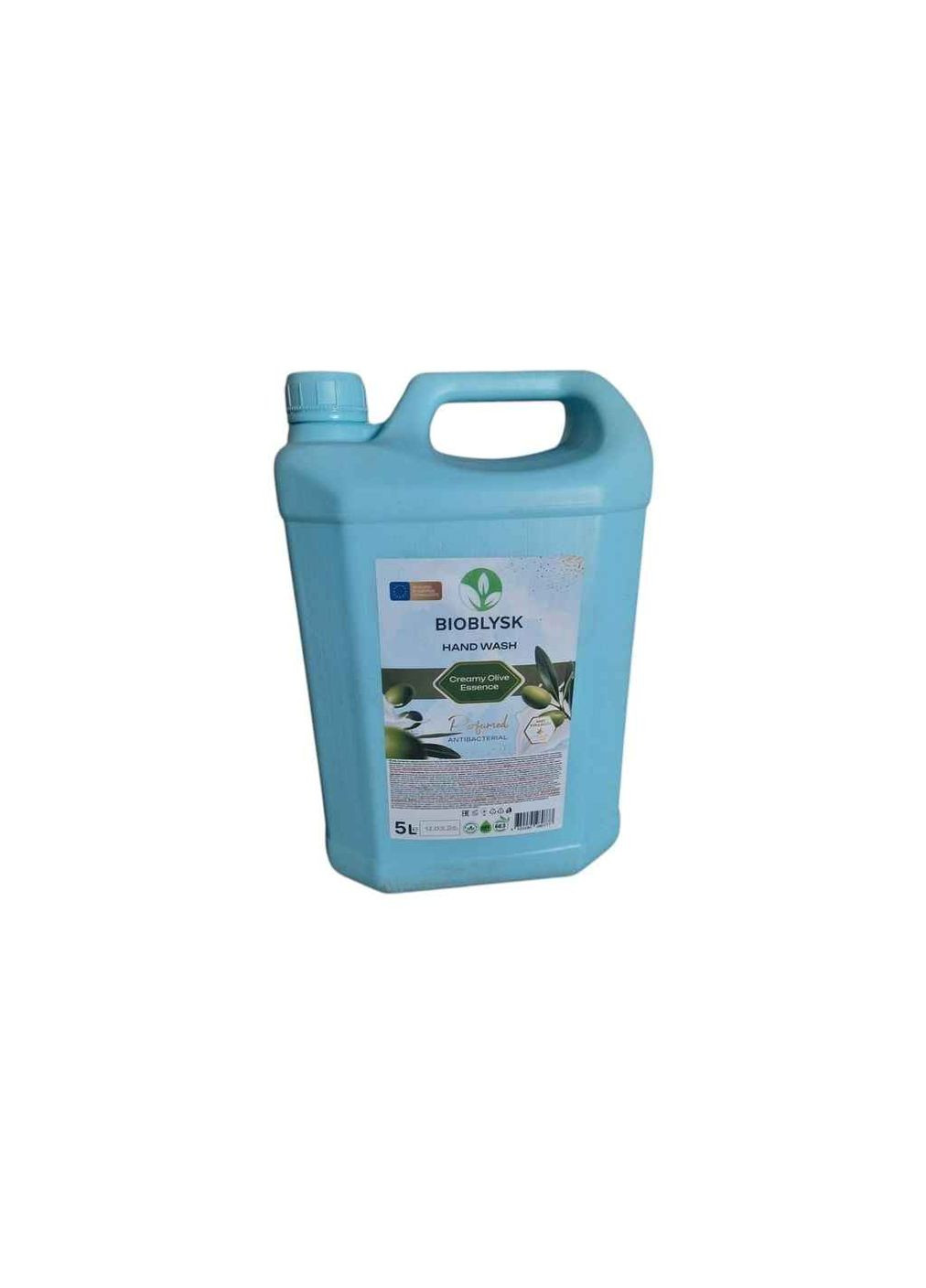 Крем-мыло жидкое 5л парфюмированное антибактериальное "Creamy Olive Essence" Bioblysk (359434059)