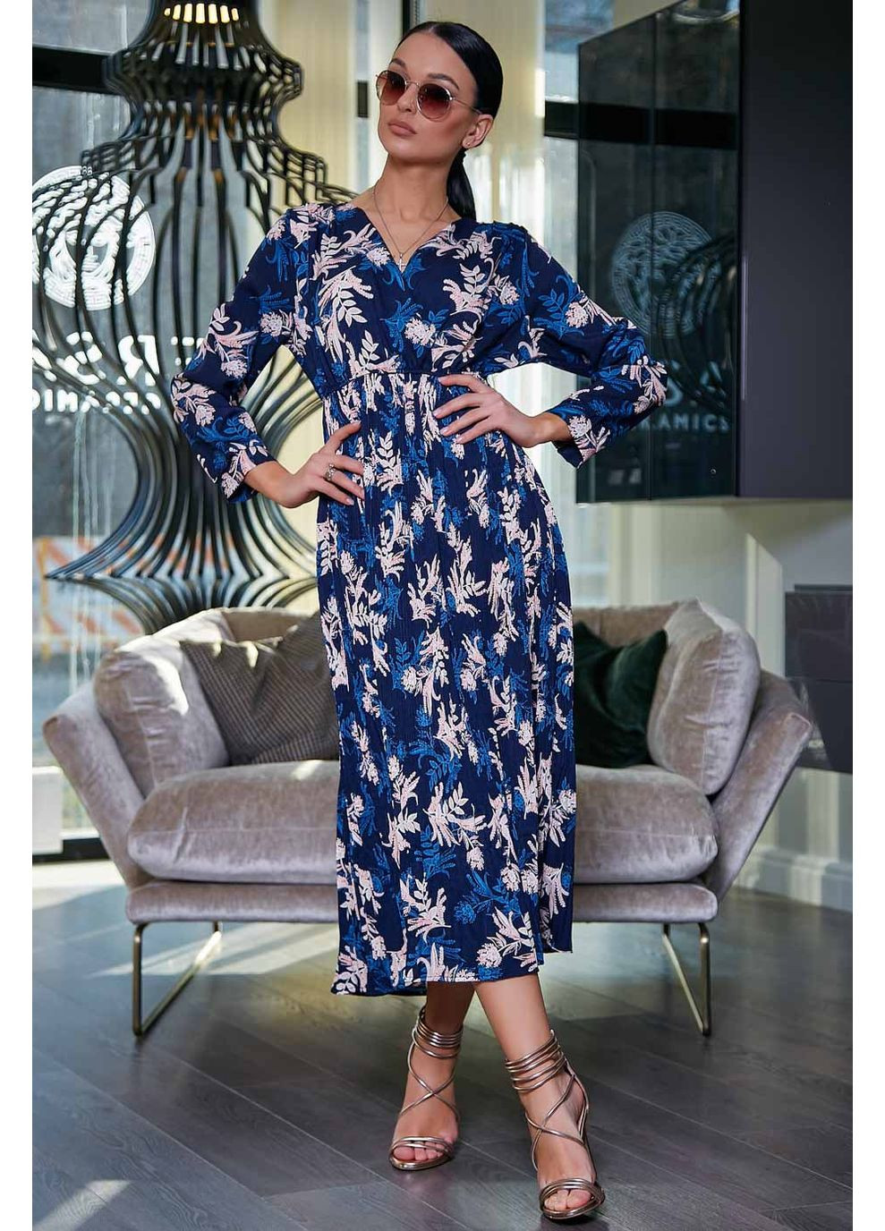 Синя сукня 1472.3415 Seventeen