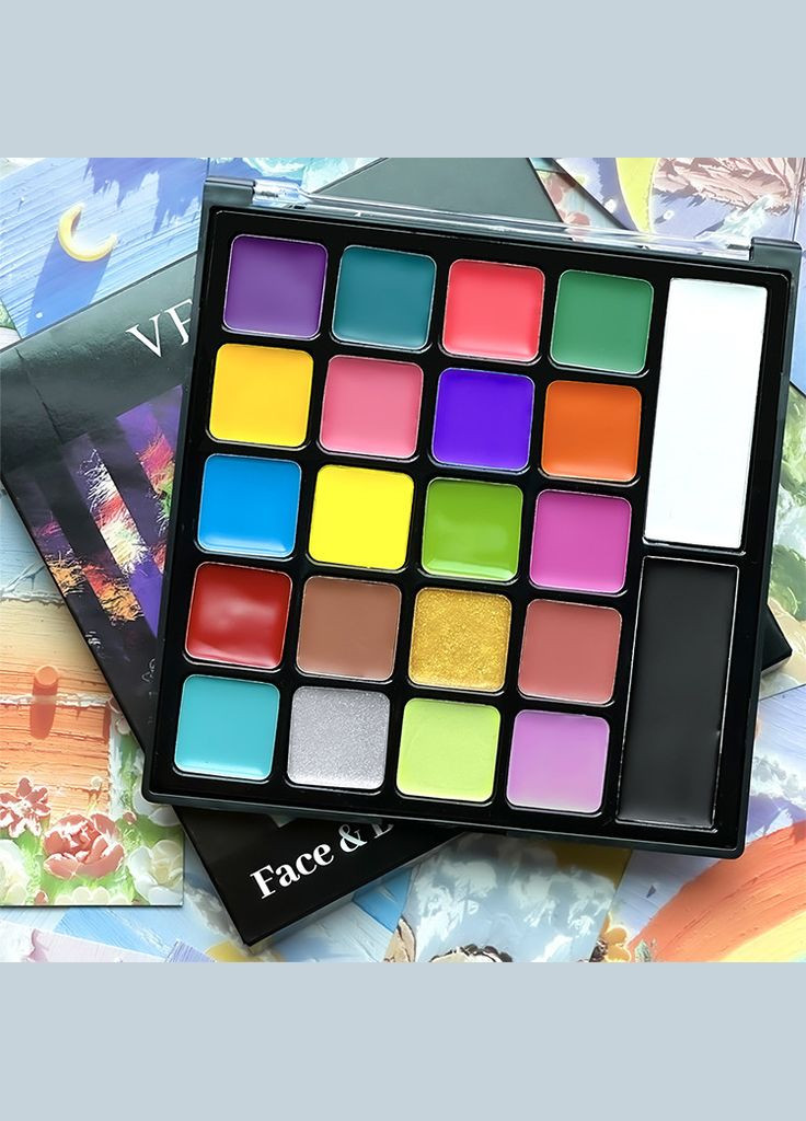 Олійна фарба 22 кольори бодіарт для обличчя Veronni (317050604)