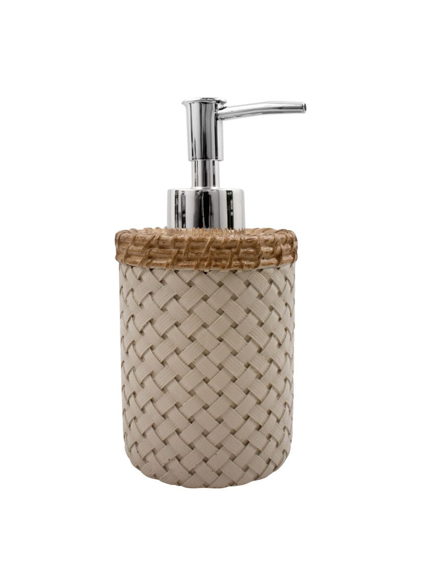 Дозатор рідкого мила Trento Raphia, бежевий, полірезин Trento Design Studio (322252095)