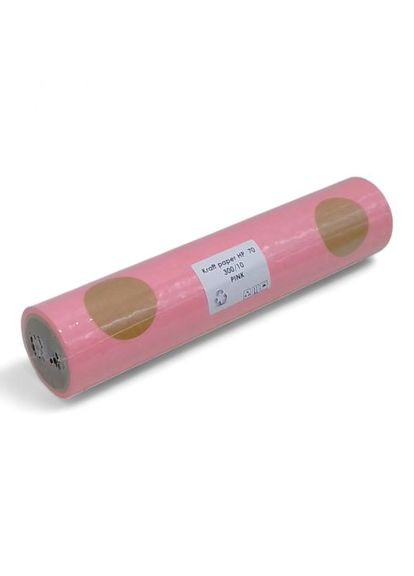 Крафт-бумага подарочная HP 70 PINK упаковочная 30 см 10 метров для упаковки и декора подарков. ProDobro (367091106)