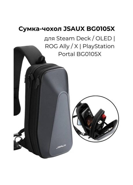 Сумка-чохол для Steam Deck/OLED|ROG Ally/X|PlayStation Portal BG0105X (6126755803421) Jsaux (325218517)