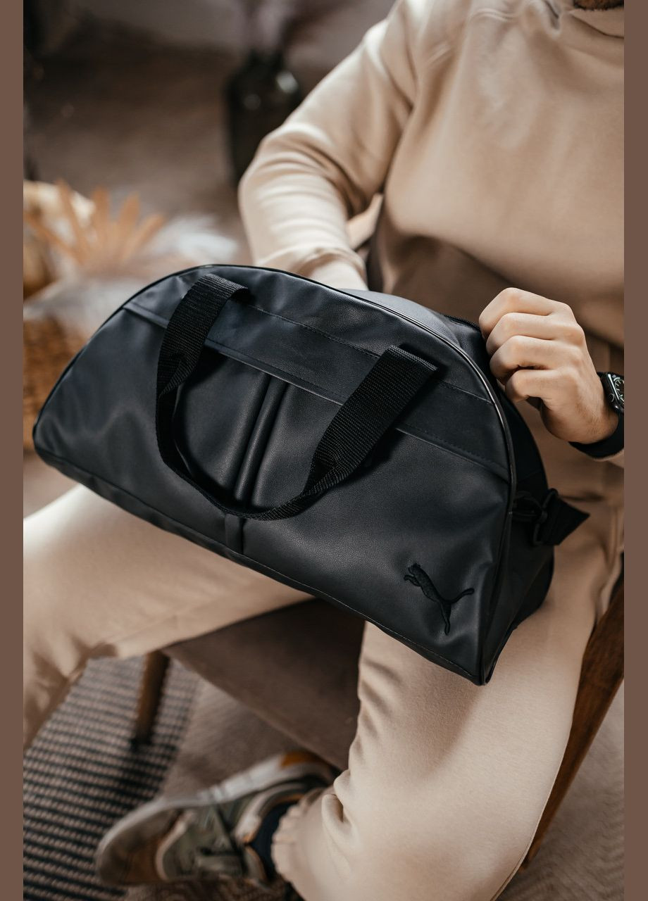 Спортивна сумка Puma для тренувань і фітнесу, Дорожня чорна сумка з плечовим ременем No Brand (362177056)