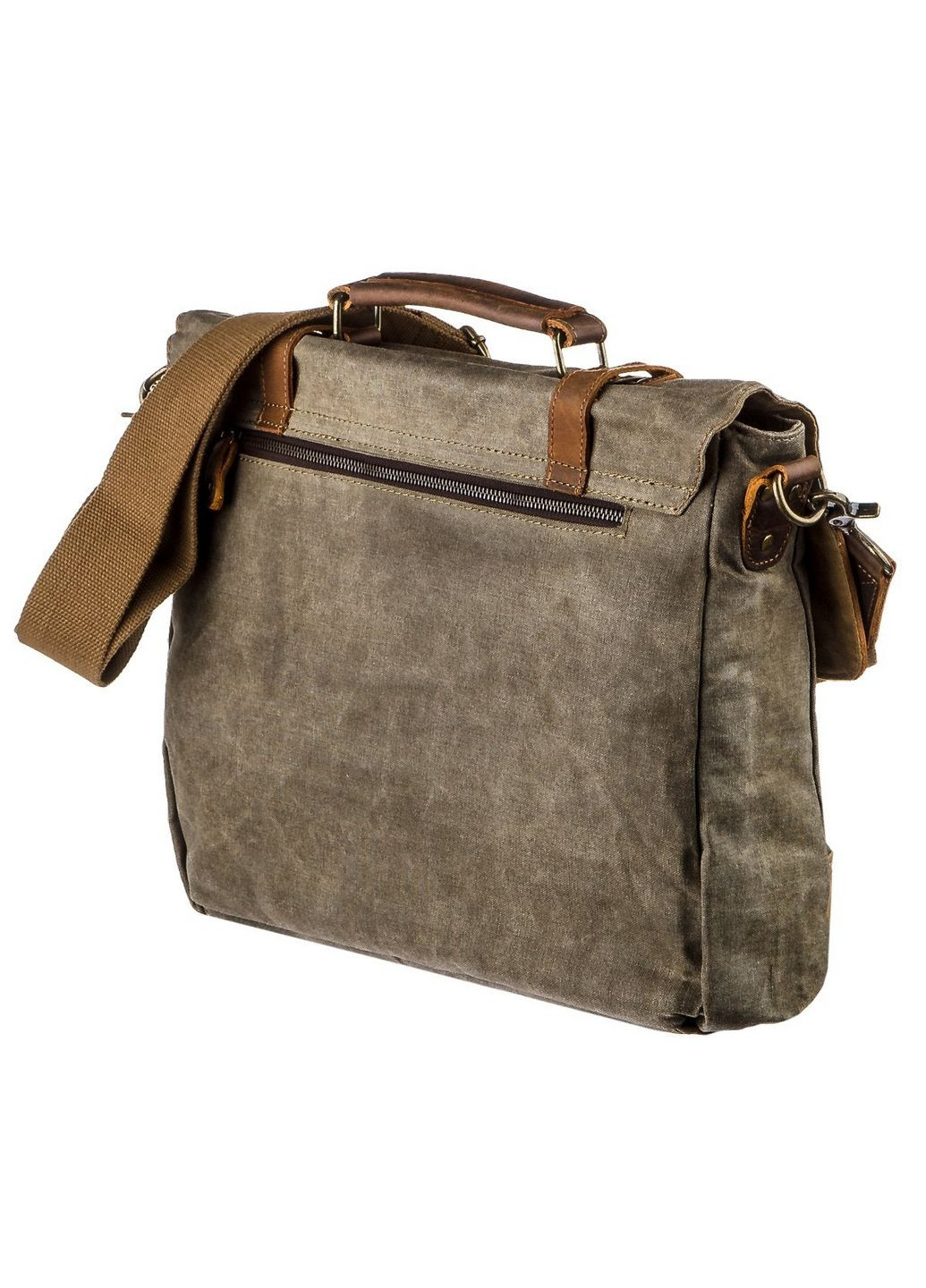 Мужская кожаная сумка 42х35х11 см Vintage (315871548)