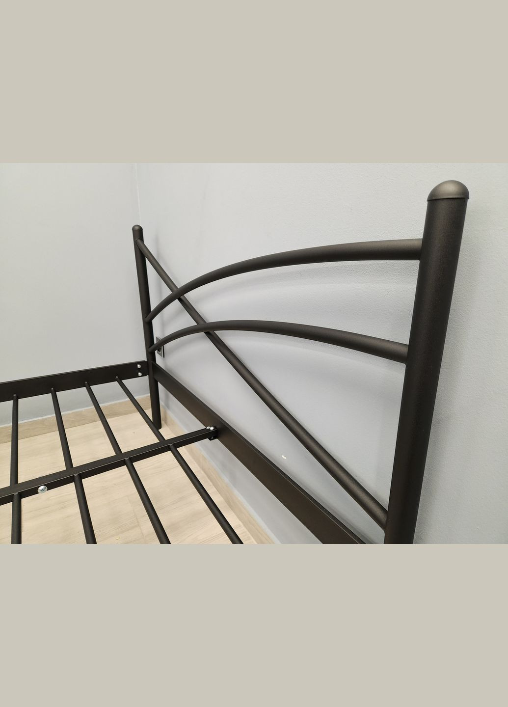 Двоспальне металеве ліжко Гвоздика від ТМ Теnero 160х200, Каркас — відстань 8 см, 1 — ящик Tenero (315913106)