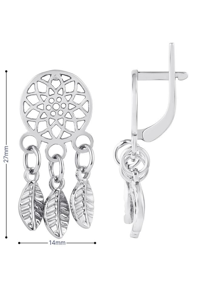 Срібні сережки Ловець снів (4798.1) IRIJ (331016941)