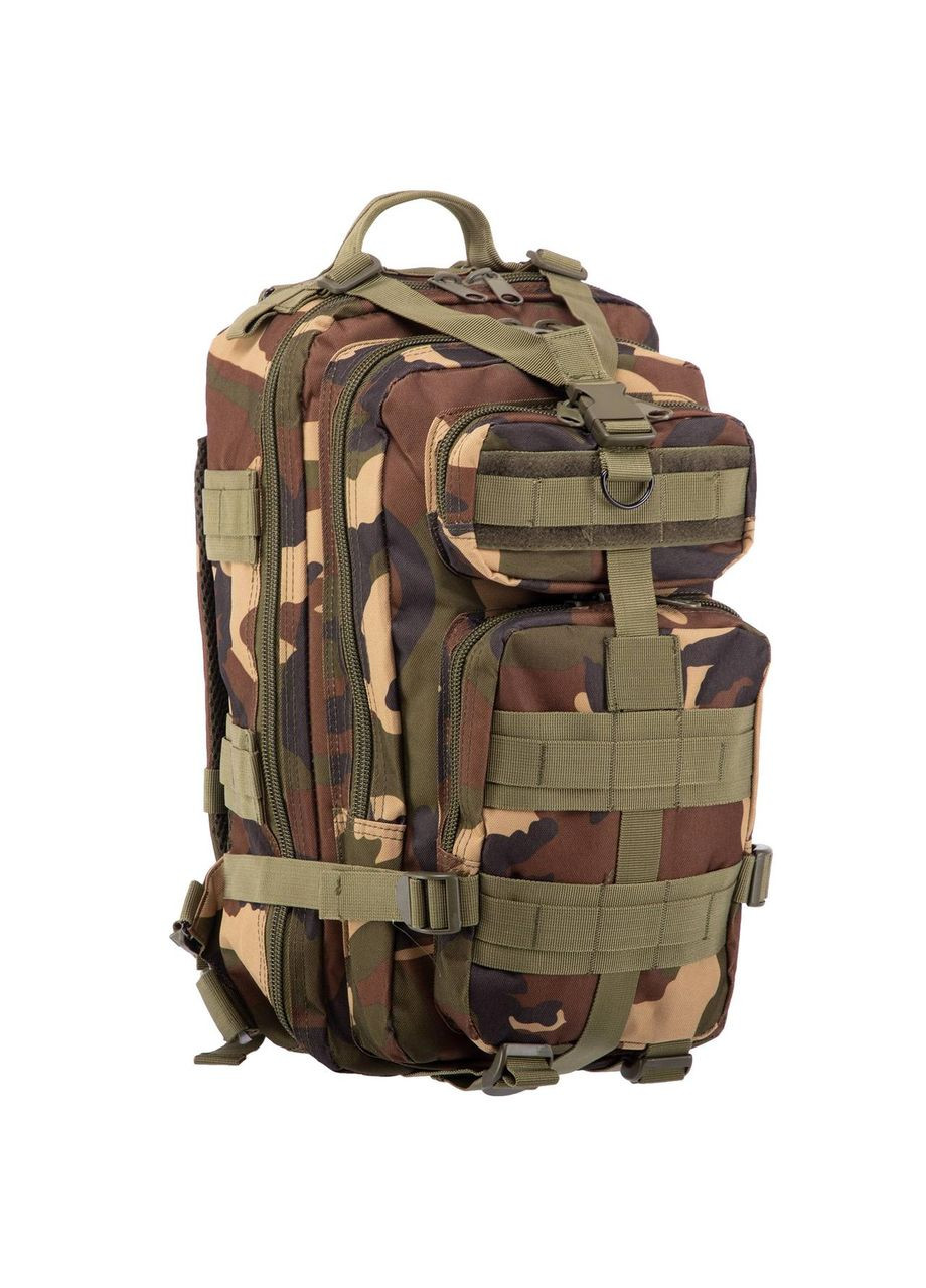 Рюкзак тактический штурмовой (нейлон, оксфорд 900D, р-р 40x22x17см, 15л, Камуфляж Woodland) (ZK-5502_Камуфляж SP-Sport (361438658)