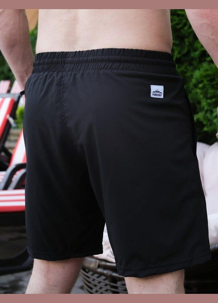 Мужские шорты для плавания черные No Brand (345648001)