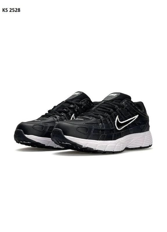 Белые летние кроссовки nike p-6000 black white найк п-6000 No Brand