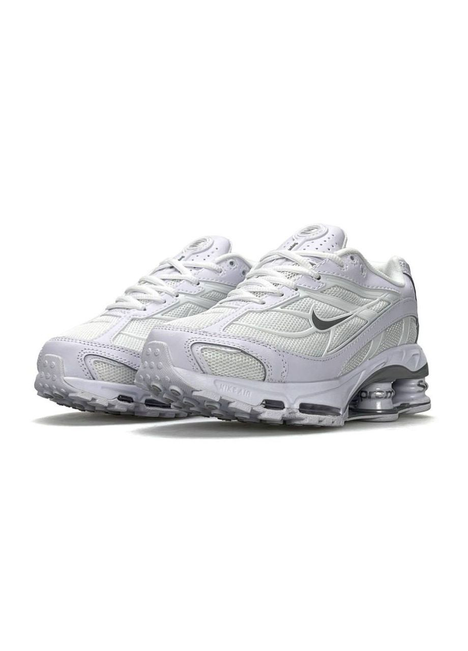 Кроссовки женские Nike x No Brand Supreme Shox Ride 2 SP White белые демисезоны (373259246)