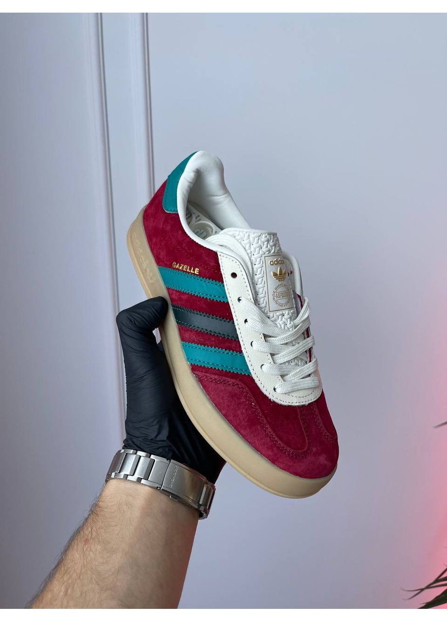 Червоні Осінні кросівки чоловічі і жіночі adidas gazelle red | адідас газель червоні No Brand