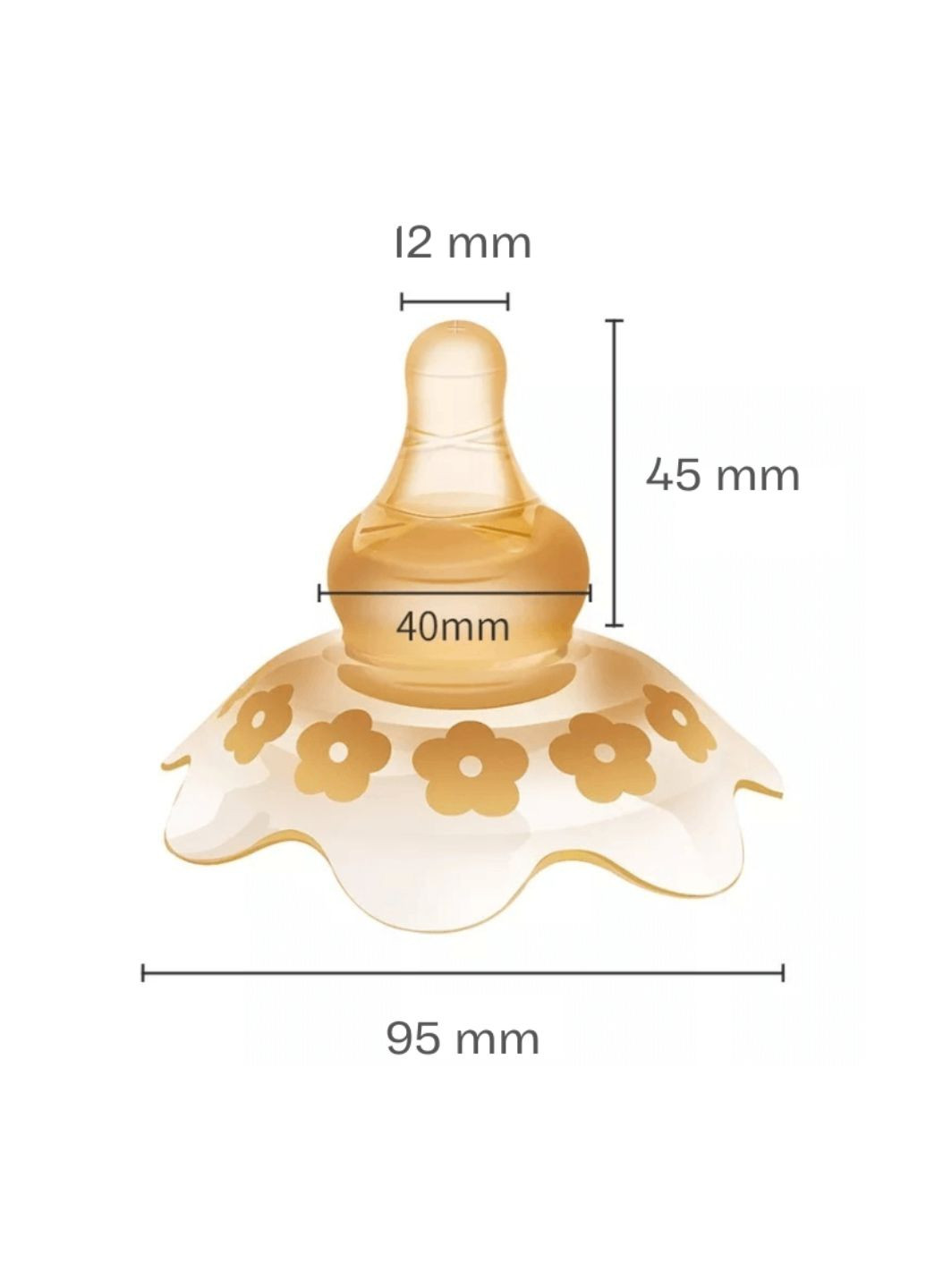 Силиконовый щиток для сосков против прикуса во время грудного вскармливания, Nippi Protector, karapuzo mom (322237791)