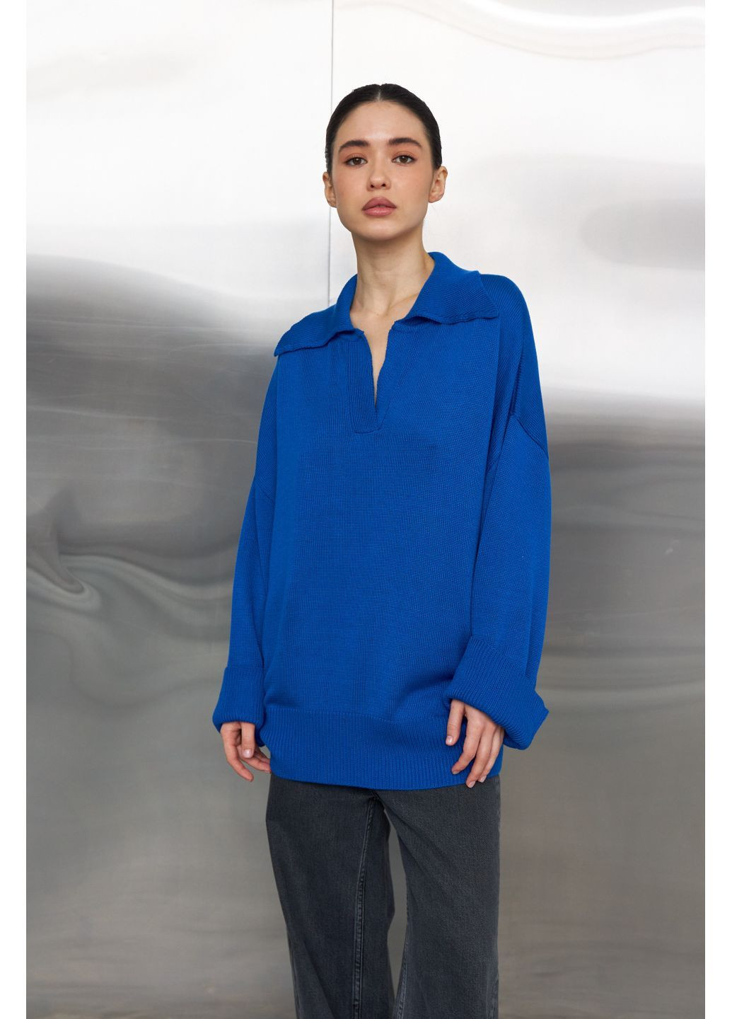 Синій поло "classic" Merge