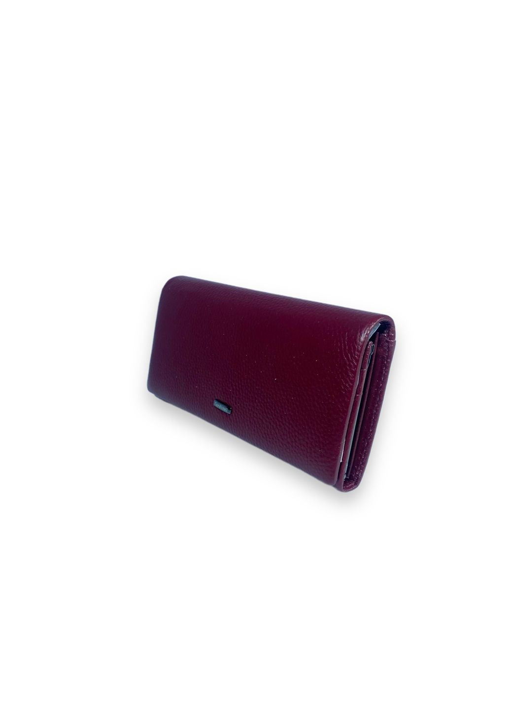 Жіночий гаманець шкіряний 3 відділення 8 осередків для карт розмір: 18.5*10*3 см бордовий Cardinal (266911700)
