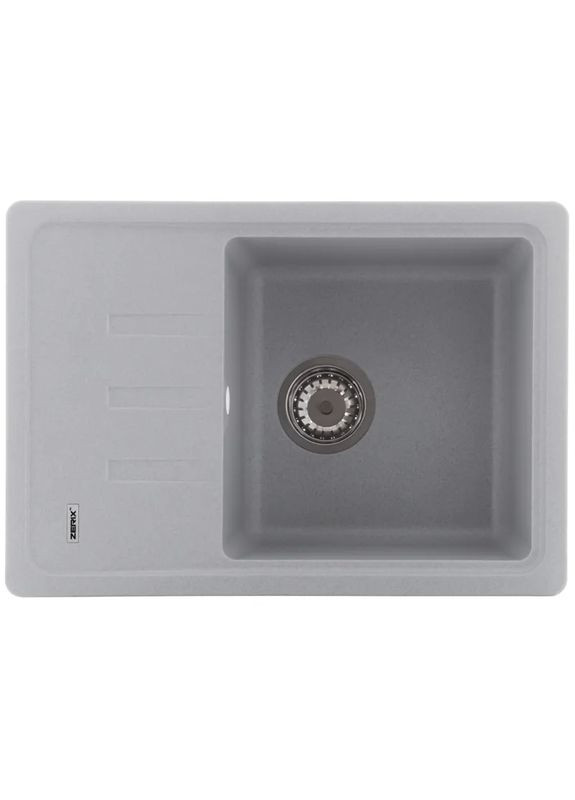 Мойка кухонная ZS6243S-09 Серая (ZX4575) Zerix (315442642)