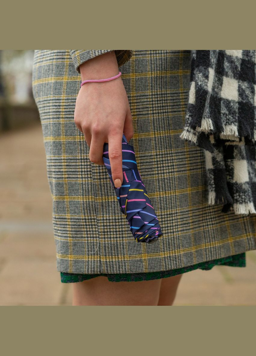 Комбінована} парасолька жіноча l553-041253 superslim-2 rainbow pinstripes (різнокольорові смуги) Fulton (303831984)