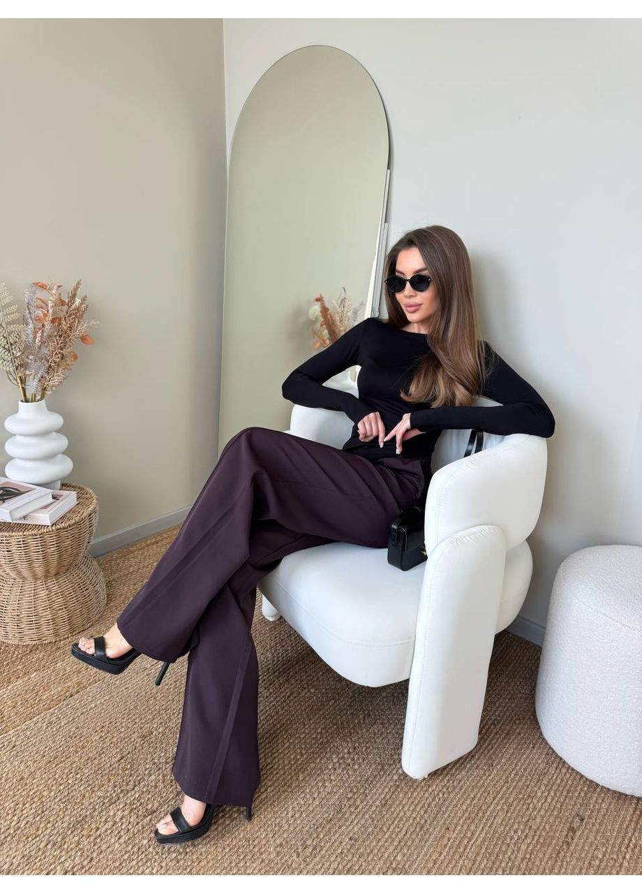 Женская туника асимметричного кроя с длинным разрезом MonCher (351554769)