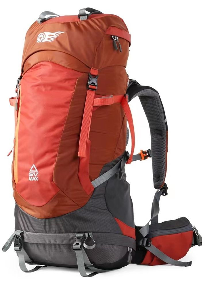 Туристический рюкзак 55L, дышащая 3D спинка, YKK замки (PMD-009), Оранжевий Pentagram (322280513)