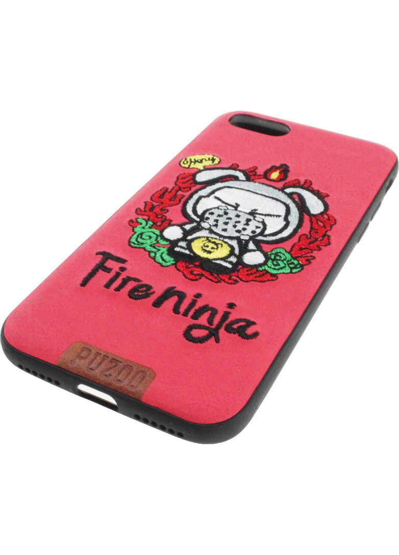 Чехолнакладка TPU+TPU with stitchwork craft Star show iPhone 7/8/SE 2020 Red Fireninja PUZOO (301782494)