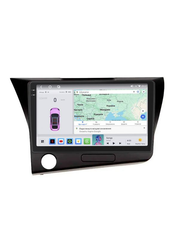 Штатна магнітола для Honda CR-Z 2010-2016 екран 9" 4/64 QLED CarPlay 4G Wi-Fi GPS 360 Prime 3 шт. Lesko (336198156)